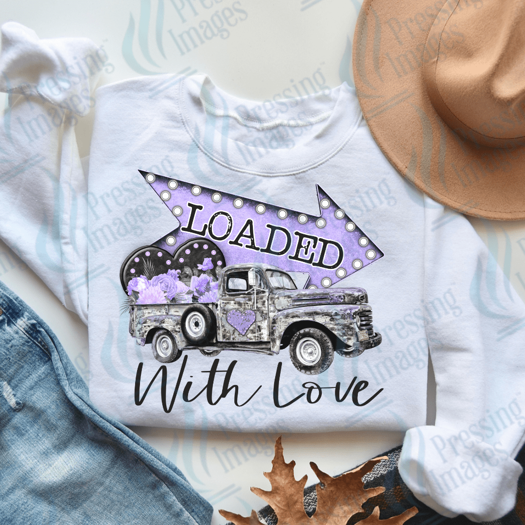 DTF 3519 Loaded with love - Pressing Images