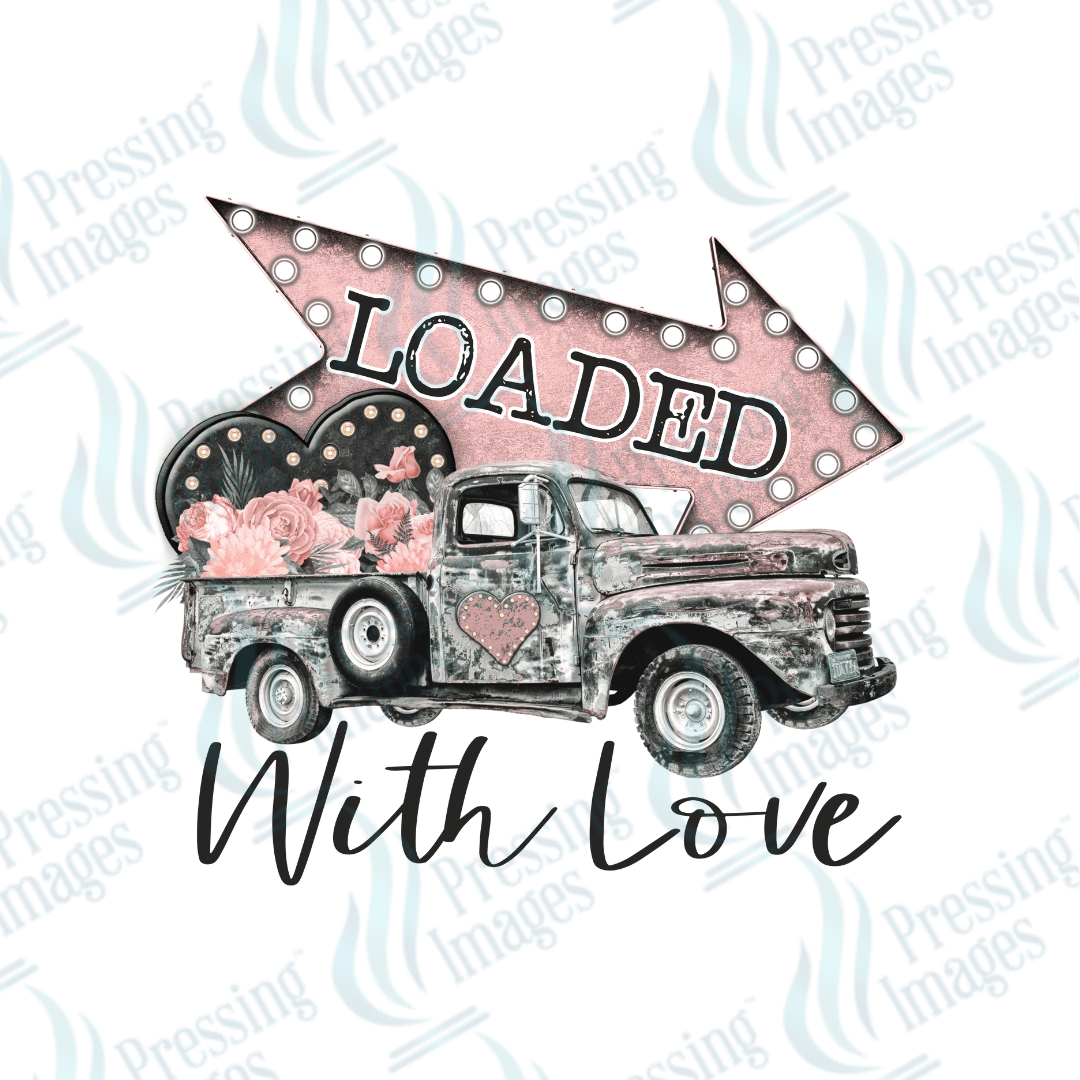 DTF 3519 Loaded with love - Pressing Images