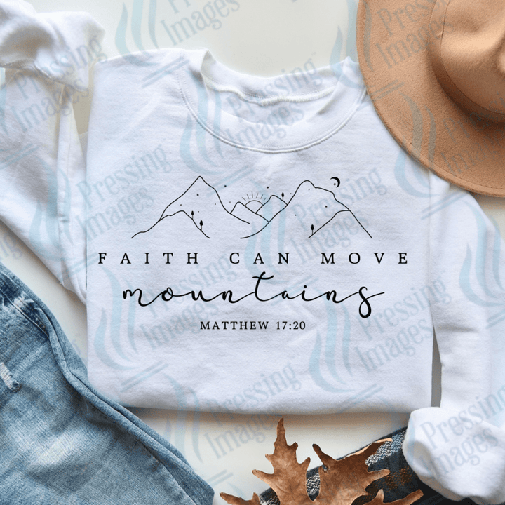 DTF 3523 faith can move mountains - Pressing Images