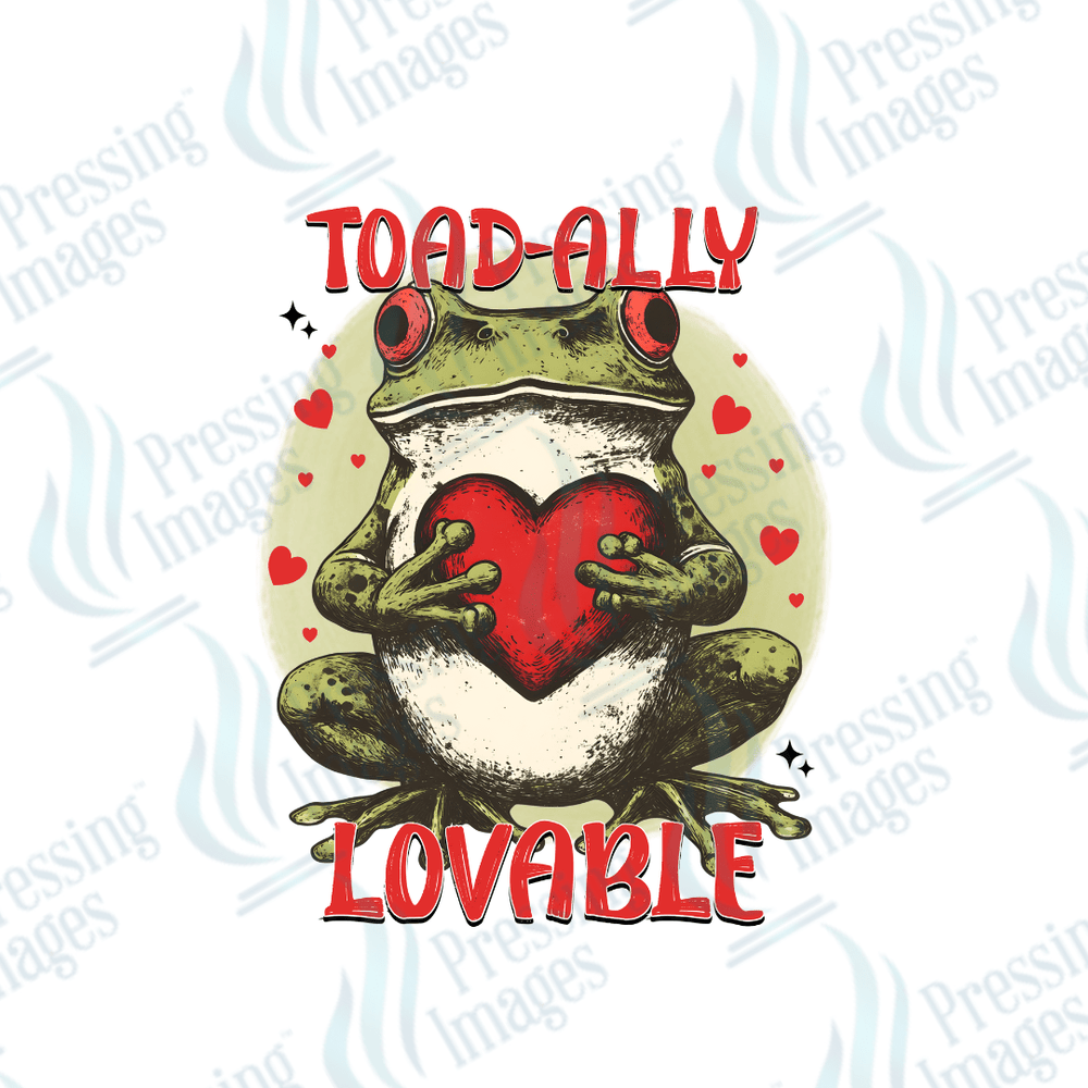 DTF 3526 Toadally lovable - Pressing Images