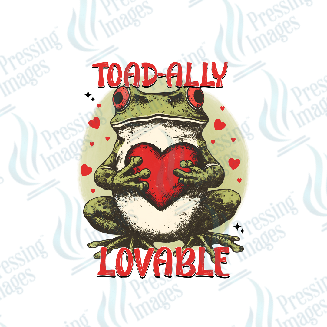 DTF 3526 Toadally lovable - Pressing Images