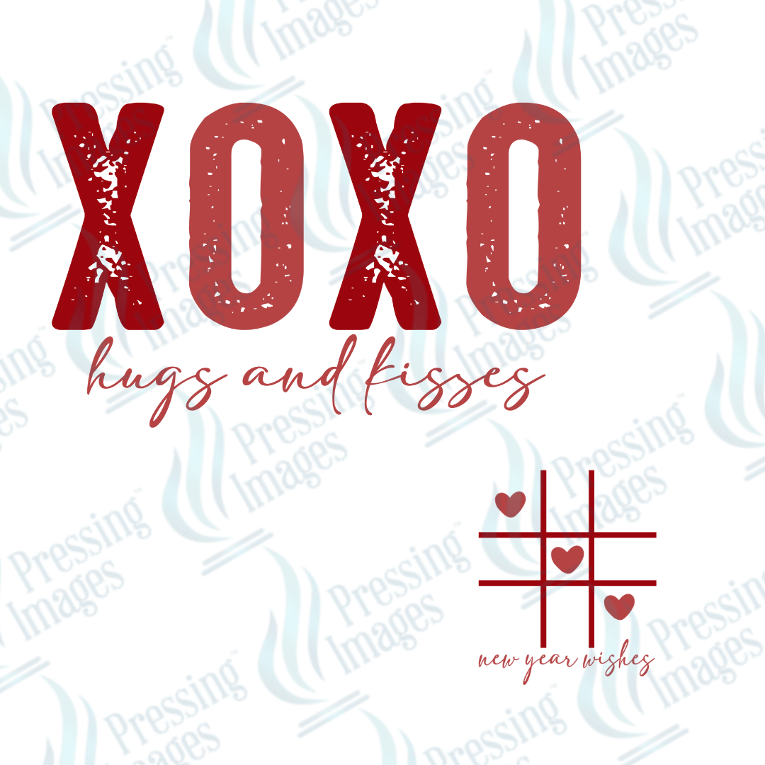 DTF 3528 XOXO - Pressing Images