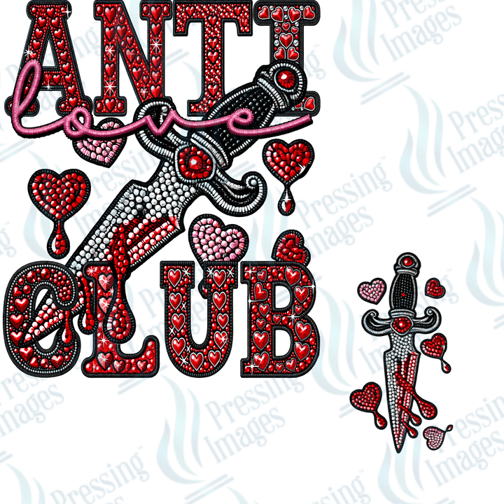 DTF 3534 Anti Love club - Pressing Images