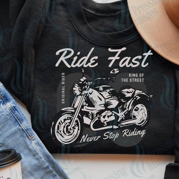 DTF 3541 Ride fast - Pressing Images