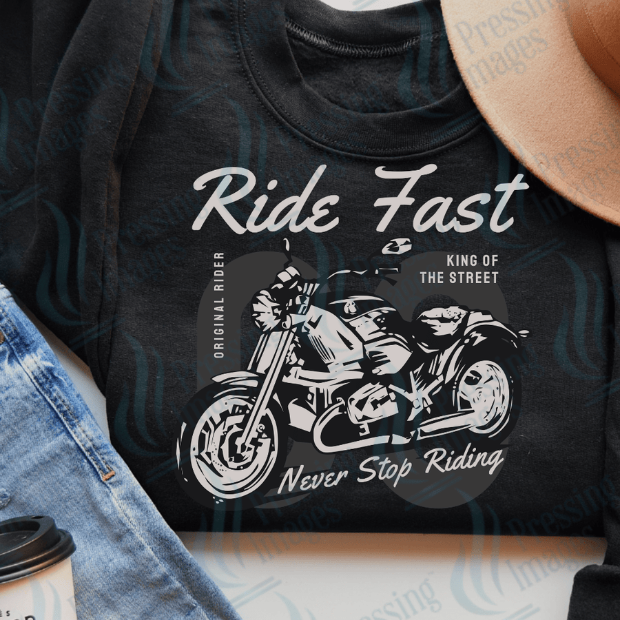 DTF 3541 Ride fast - Pressing Images