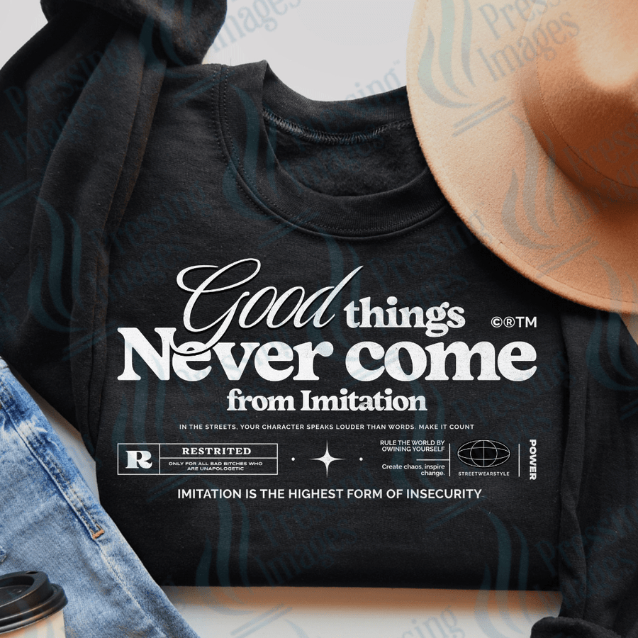 DTF 3557 Never come from imitation - Pressing Images