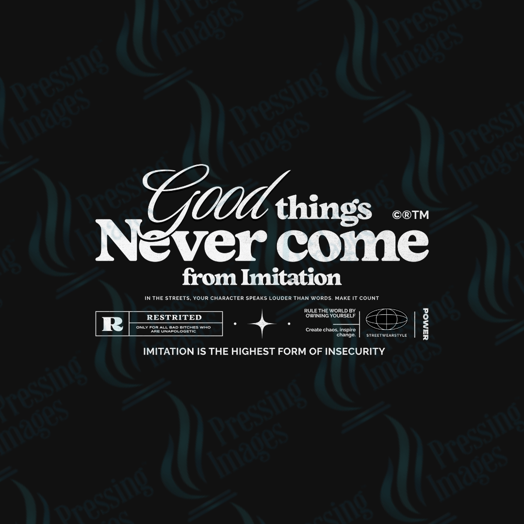 DTF 3557 Never come from imitation - Pressing Images