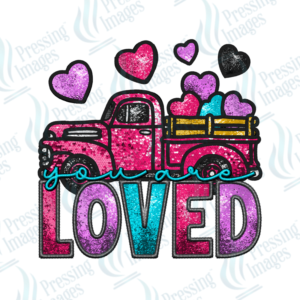 DTF 3568 You are loved - Pressing Images