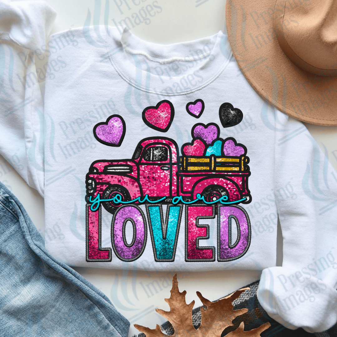 DTF 3568 You are loved - Pressing Images