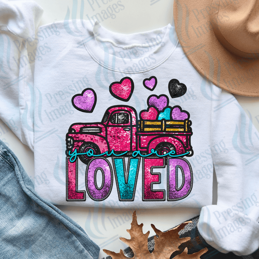 DTF 3568 You are loved - Pressing Images