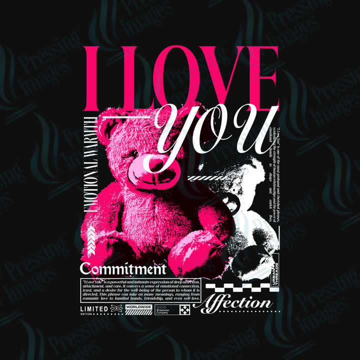DTF 3601 I love you - Pressing Images