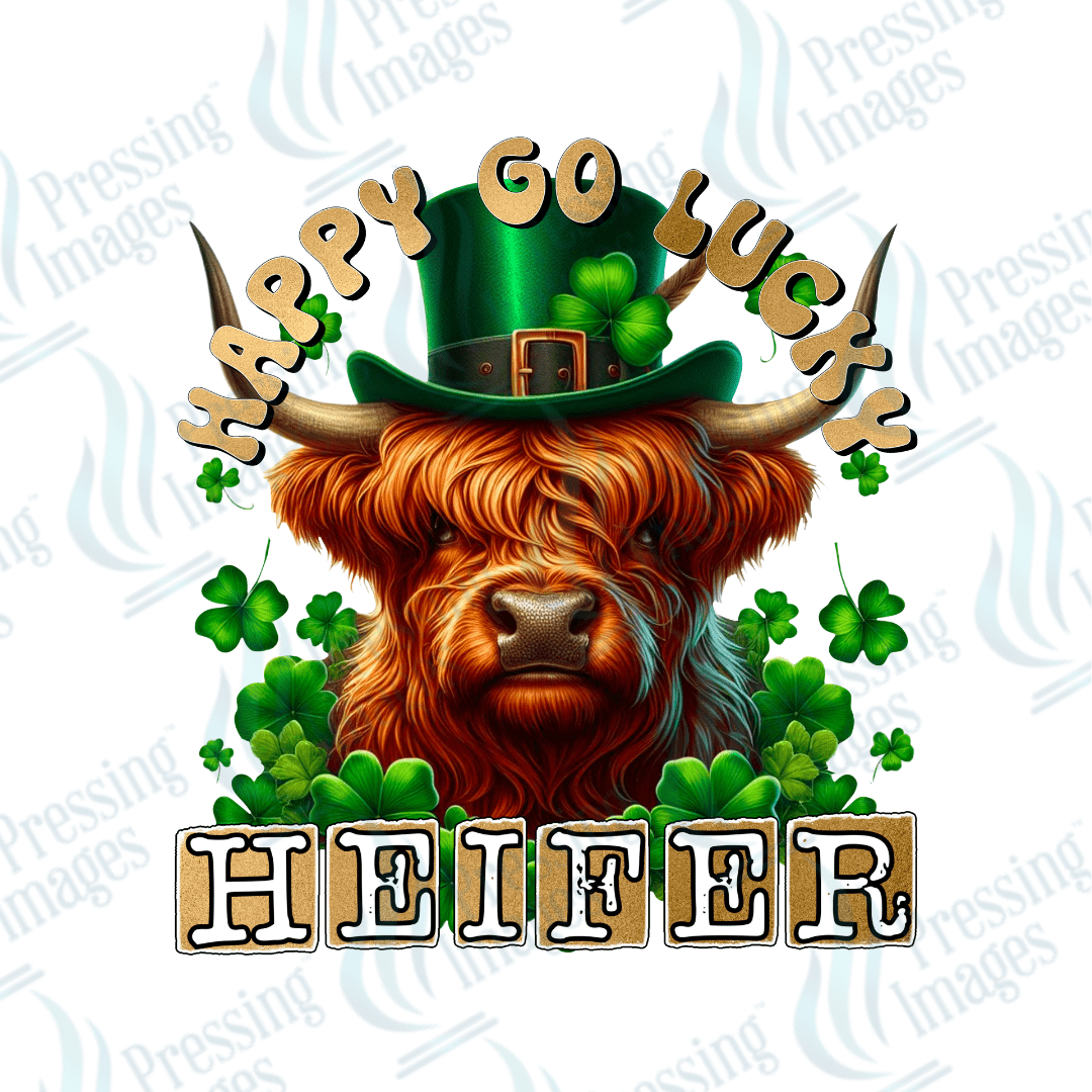 DTF 3605 Happy go lucky - Pressing Images