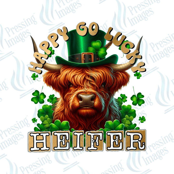 DTF 3605 Happy go lucky - Pressing Images