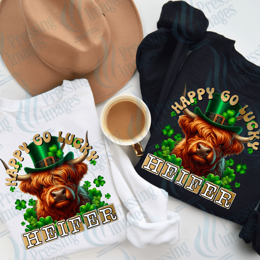 DTF 3605 Happy go lucky - Pressing Images