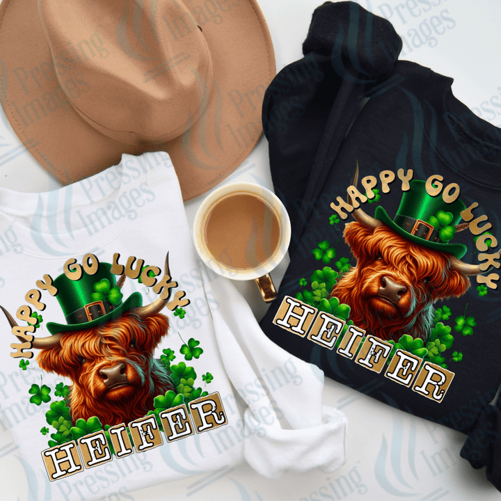 DTF 3605 Happy go lucky - Pressing Images