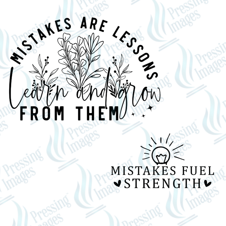 DTF 3615 Mistakes are lessons - Pressing Images