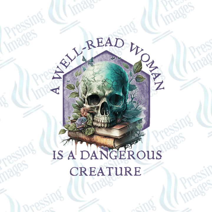 DTF 3619 A well read woman - Pressing Images