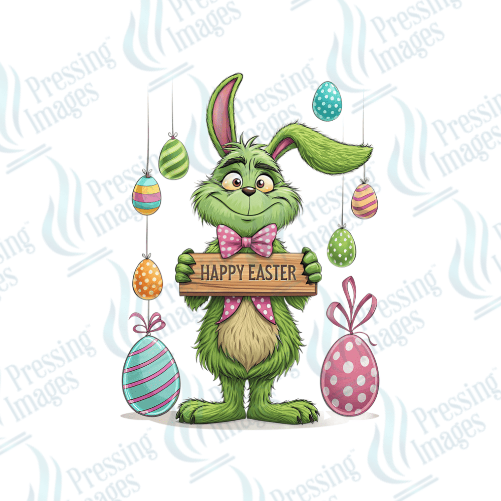 DTF 3623 Happy Easter - Pressing Images