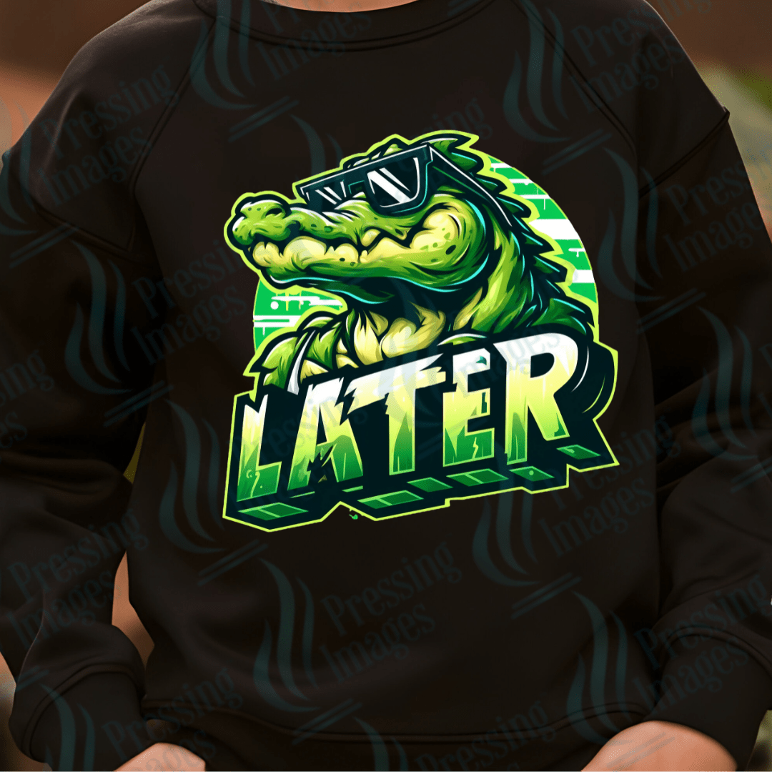 DTF 3625 Later Alligator - Pressing Images