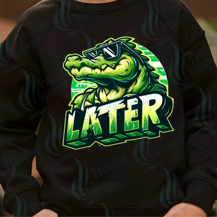 DTF 3625 Later Alligator - Pressing Images