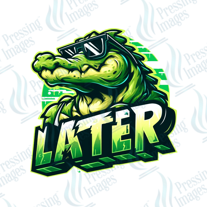 DTF 3625 Later Alligator - Pressing Images