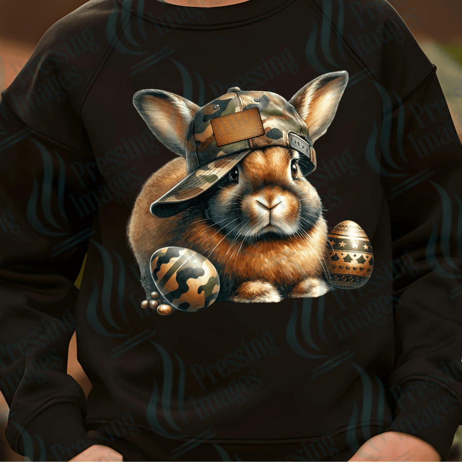 DTF 3636 Camo Easter - Pressing Images