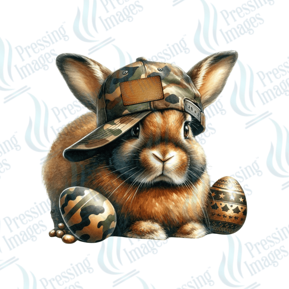 DTF 3636 Camo Easter - Pressing Images