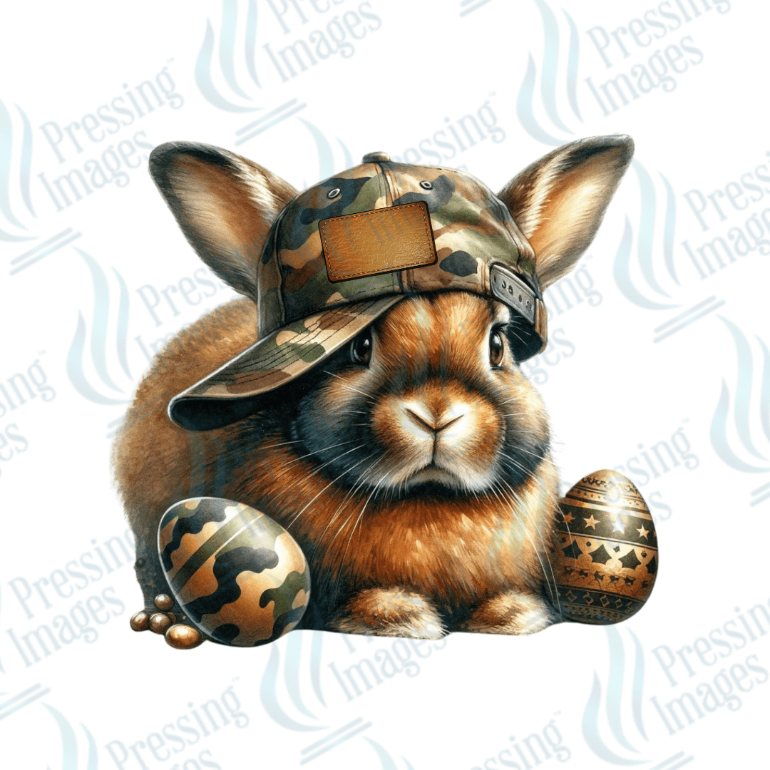 DTF 3636 Camo Easter - Pressing Images