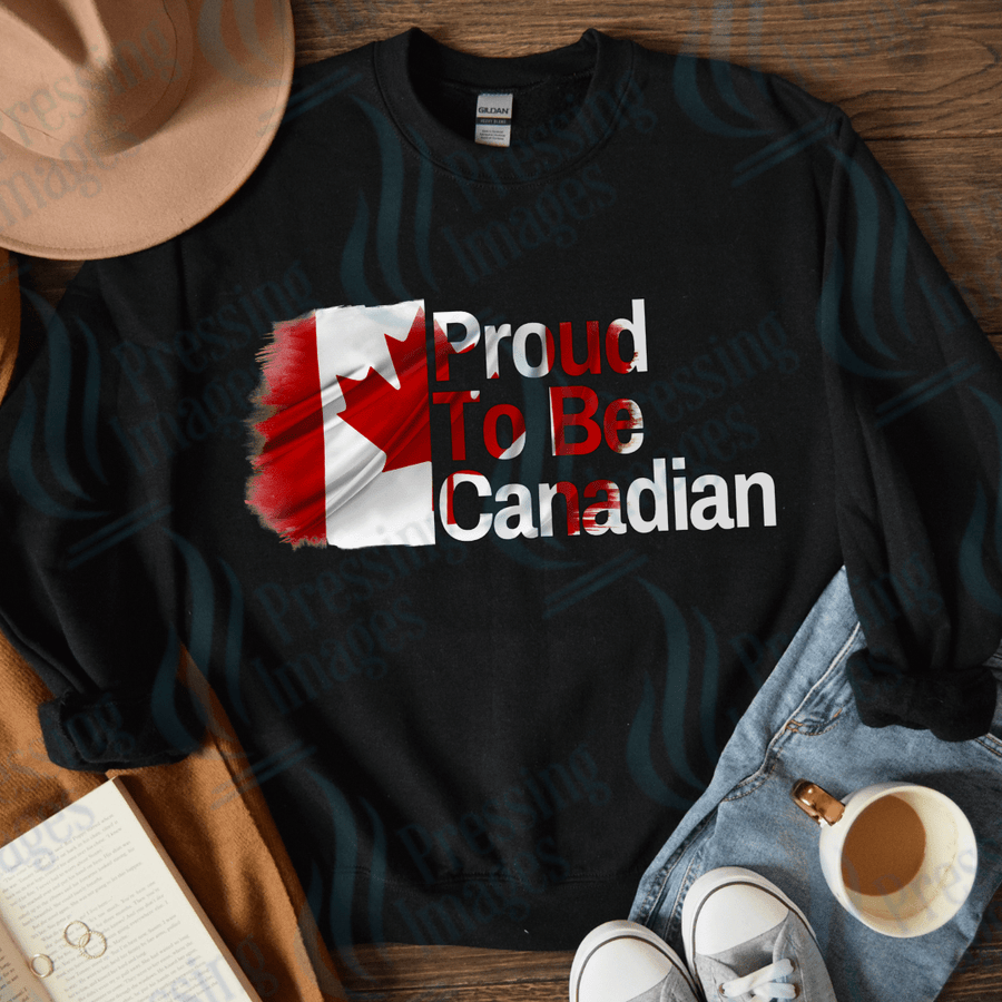 DTF 3647 Proud To Be Canadian - Pressing Images