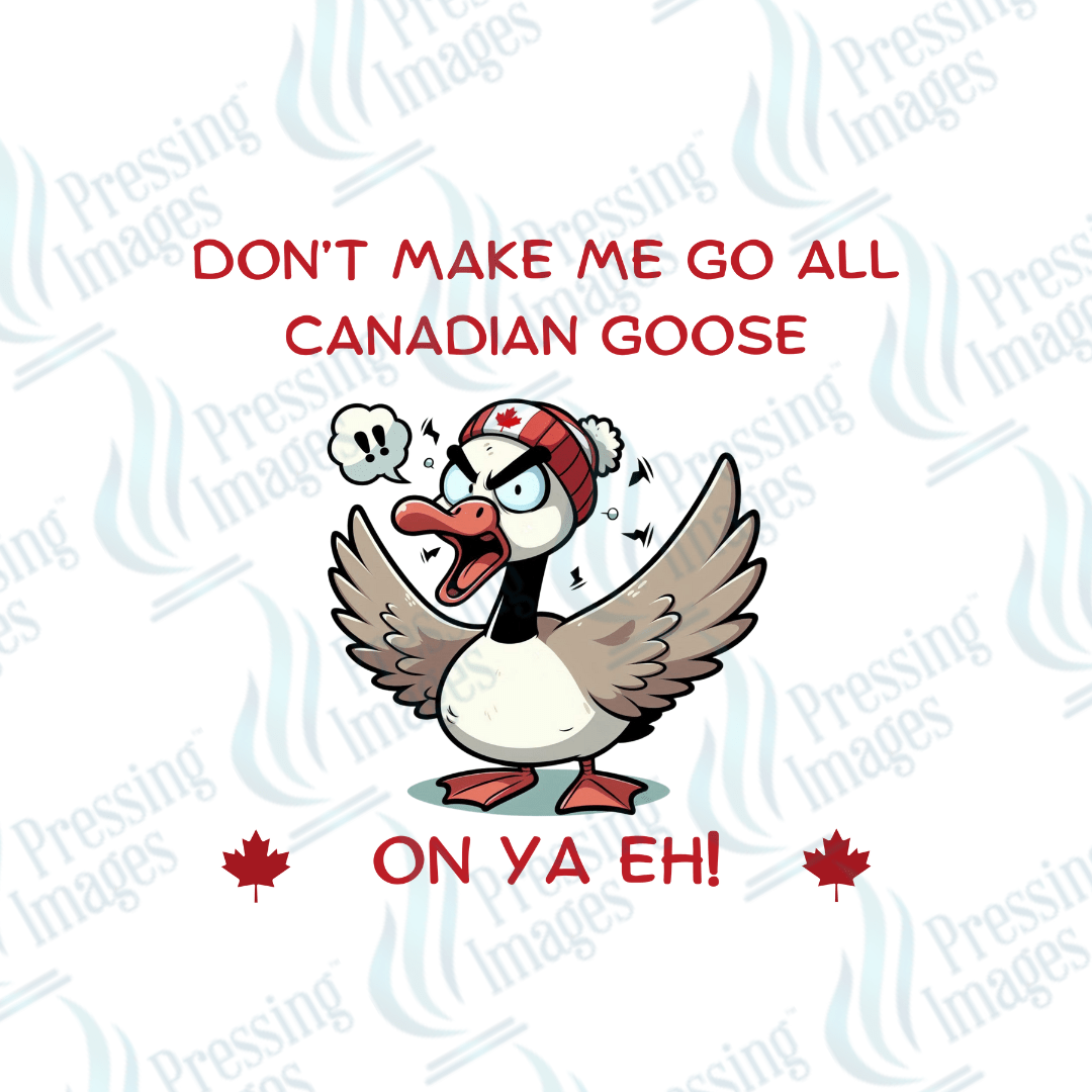 DTF 3658 Canadian Goose - Pressing Images