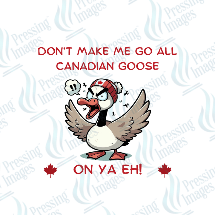 DTF 3658 Canadian Goose - Pressing Images