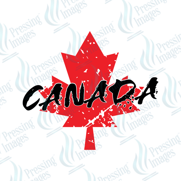 DTF 3661 Canada Maple Leaf - Pressing Images