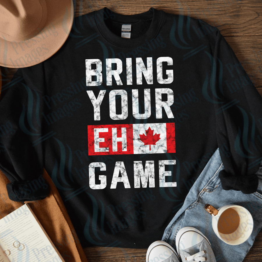 DTF 3664 Bring Your Eh Game - Pressing Images