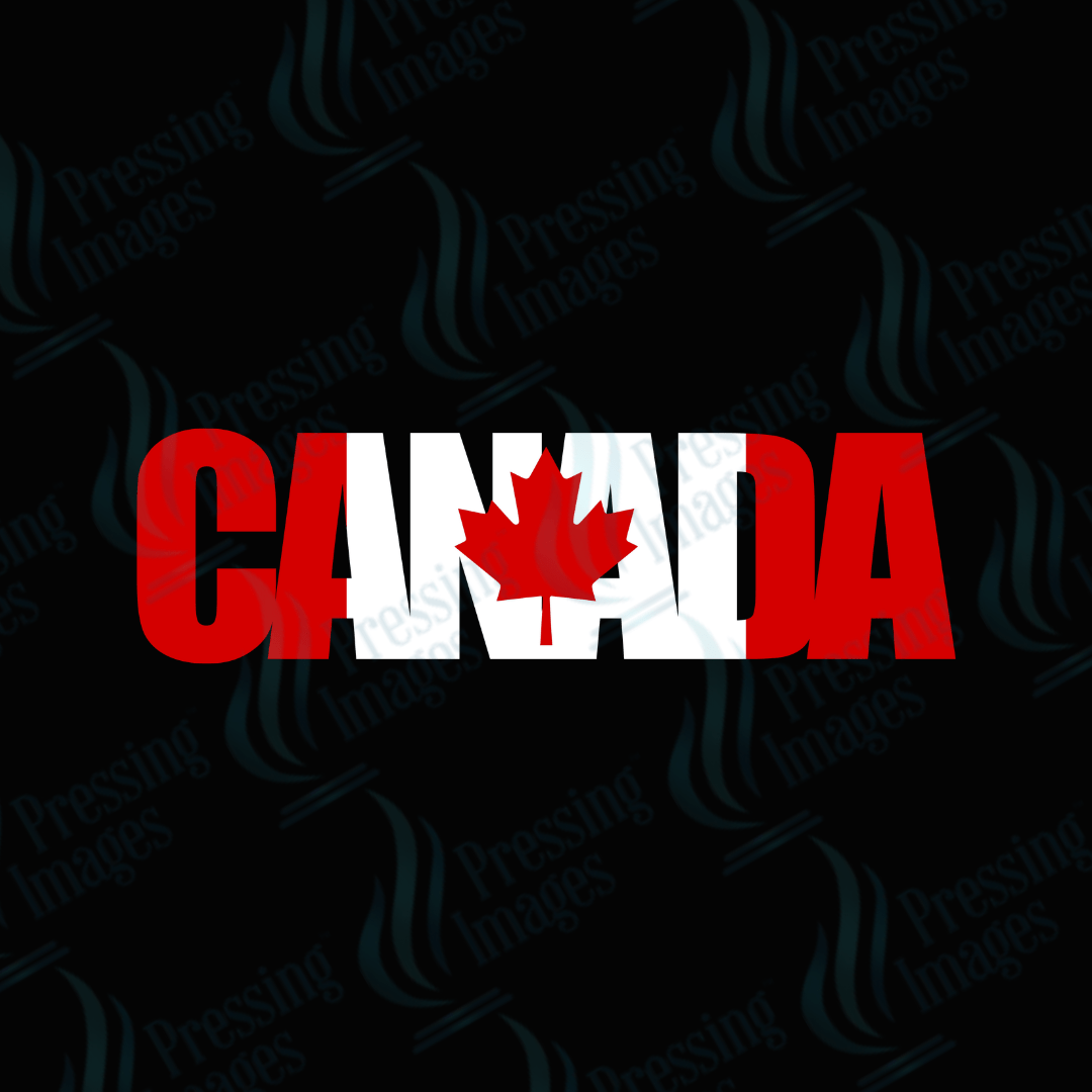 DTF 3665 Canada Flag - Pressing Images
