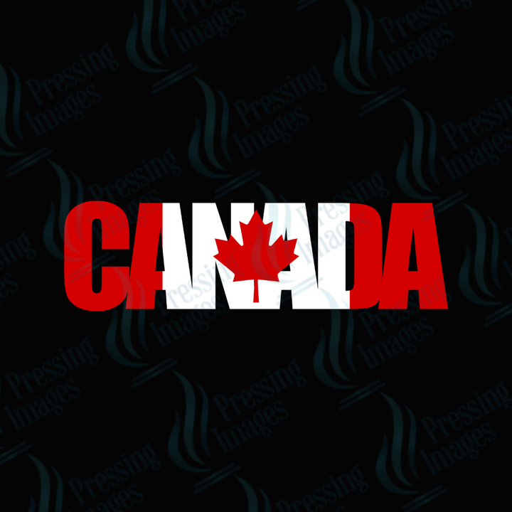 DTF 3665 Canada Flag - Pressing Images