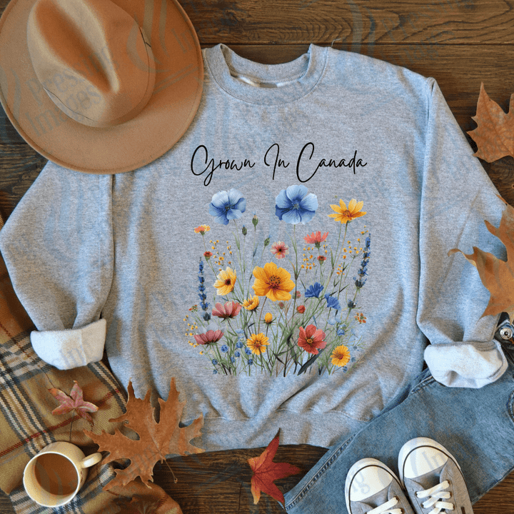 DTF 3671 Grown in Canada Tall WIldflowers - Pressing Images