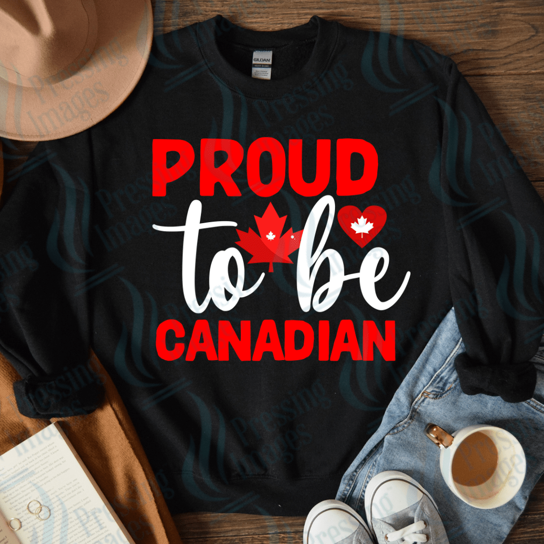 DTF 3676 Proud To Be Canadian - Pressing Images