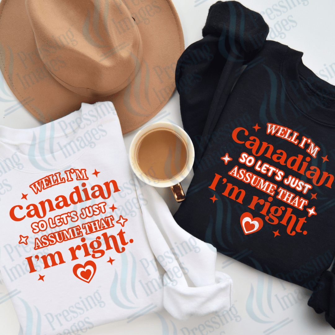 DTF 3678 Well I'm Canadian - Pressing Images