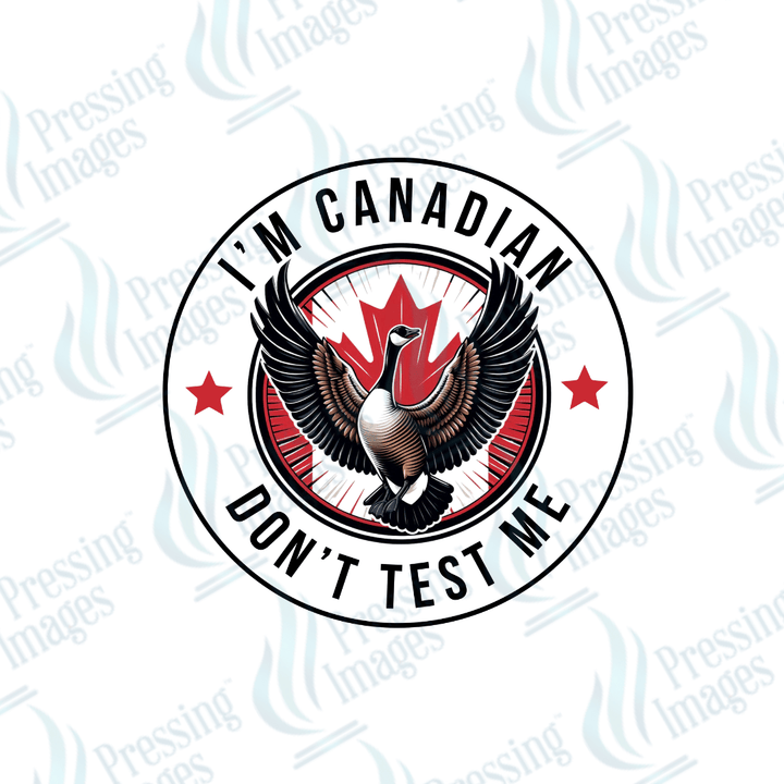 DTF 3681 I'm Canadian ( Needs to be on white or light colors) - Pressing Images