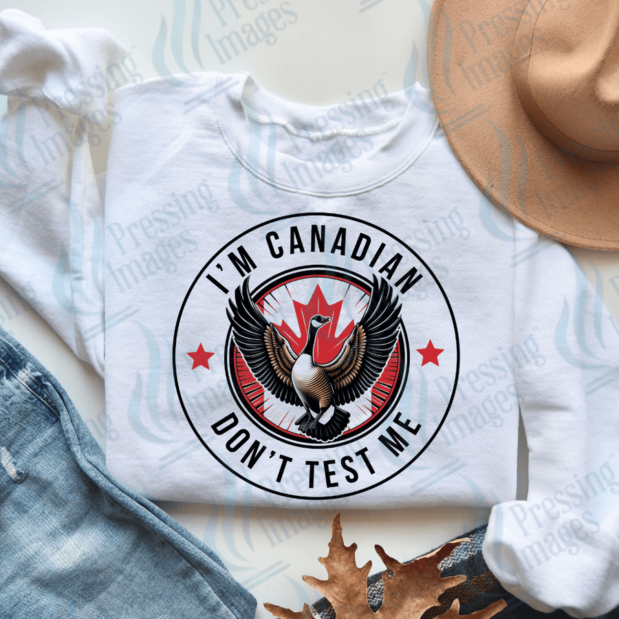 DTF 3681 I'm Canadian ( Needs to be on white or light colors) - Pressing Images