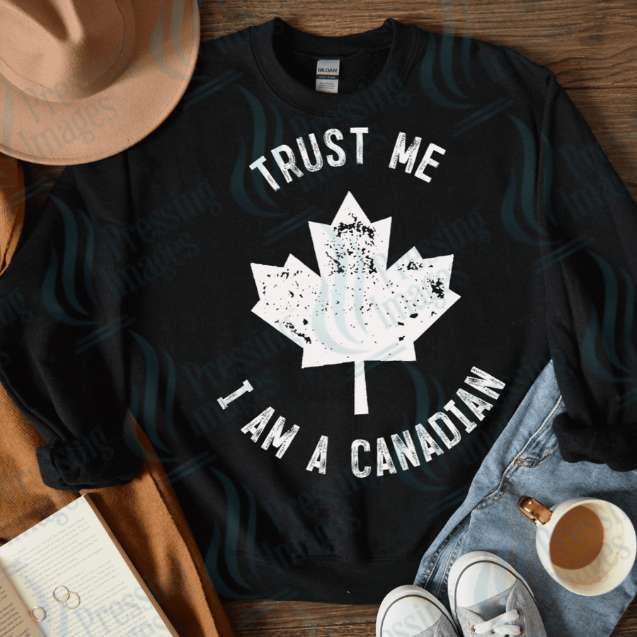 DTF 3682 Trust Me I'm Canadian - Pressing Images