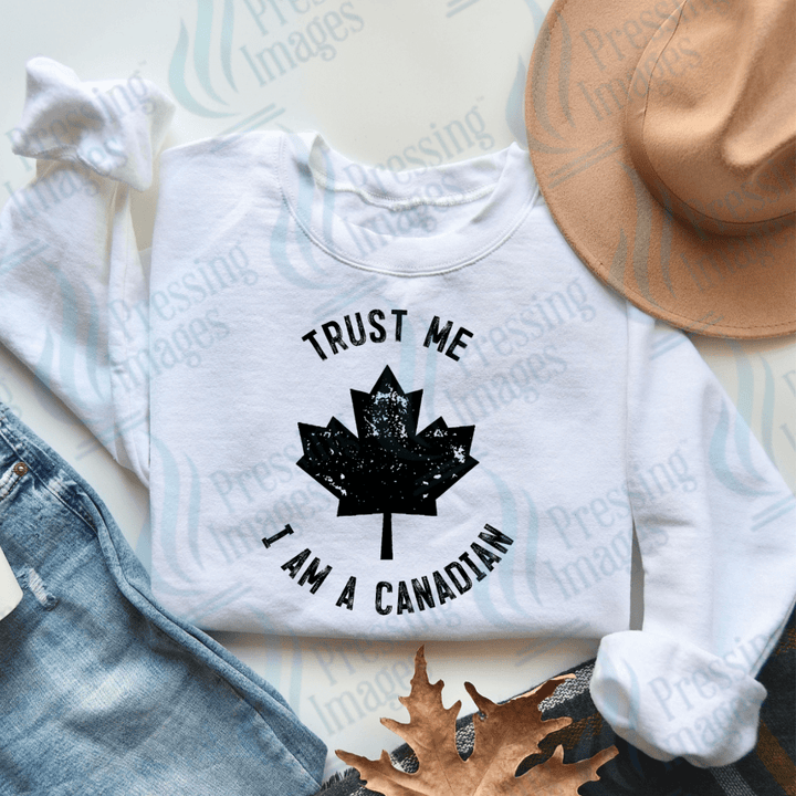 DTF 3682 Trust Me I'm Canadian - Pressing Images