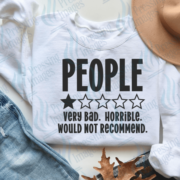 DTF 3689 People One Star - Pressing Images