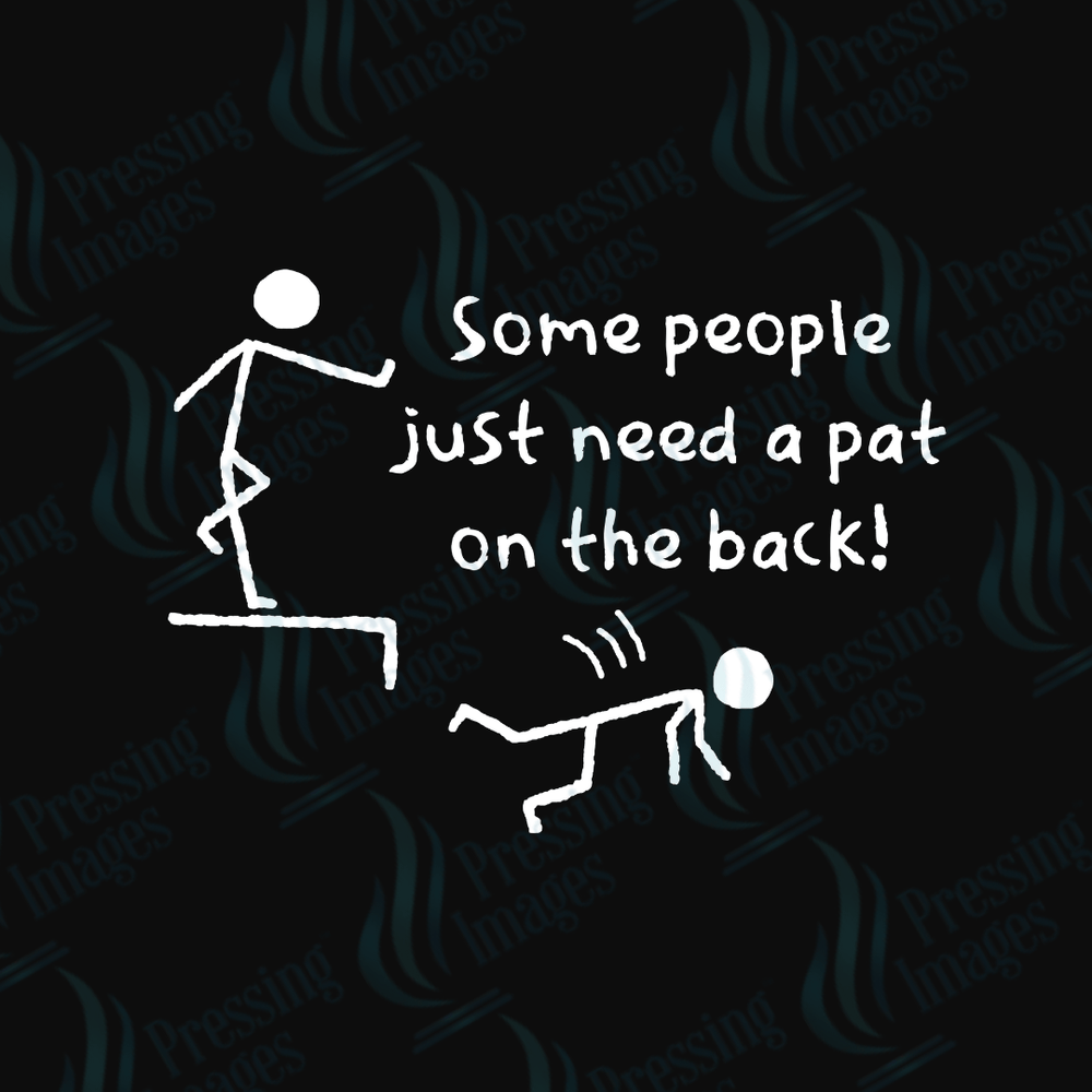 DTF 3692 Pat On The Back - Pressing Images