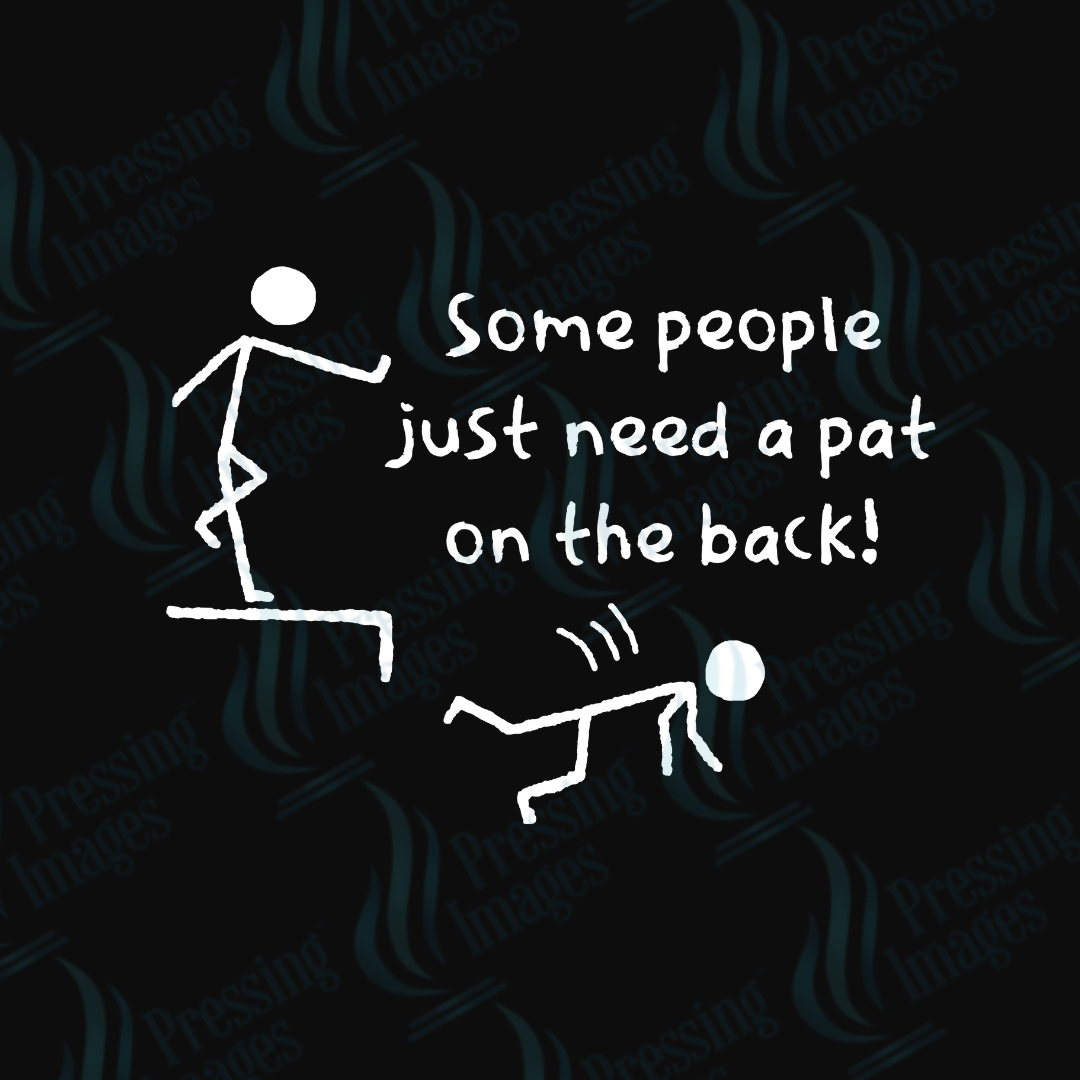 DTF 3692 Pat On The Back - Pressing Images
