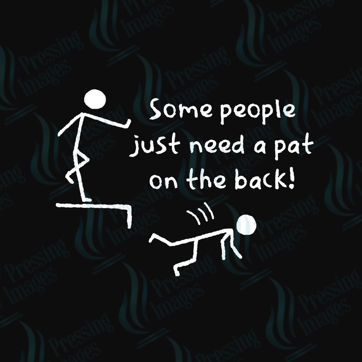 DTF 3692 Pat On The Back - Pressing Images