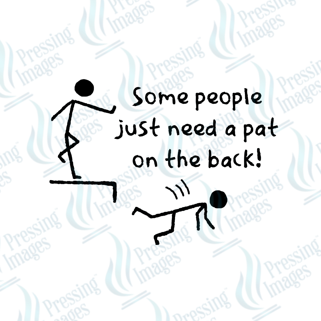 DTF 3692 Pat On The Back - Pressing Images