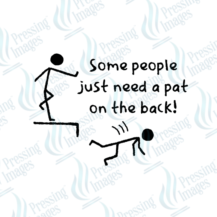 DTF 3692 Pat On The Back - Pressing Images