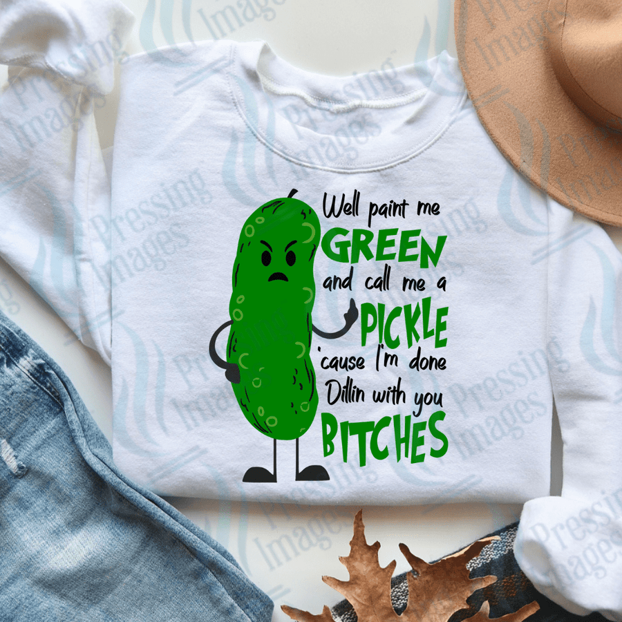 DTF 3693 Call Me A Pickle - Pressing Images