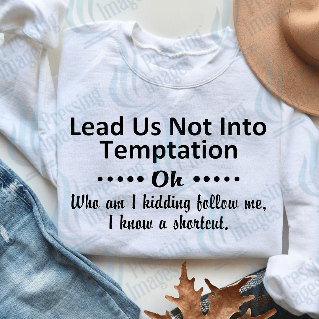 DTF 3699 Lead Us Not Into Temptation - Pressing Images